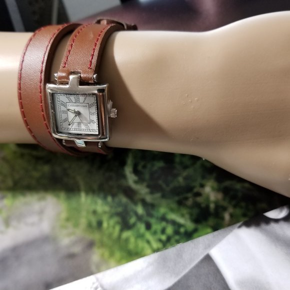 ColdWater Creek Watch Steel Tone Watch Women WRAP ME UP - Picture 3 of 8